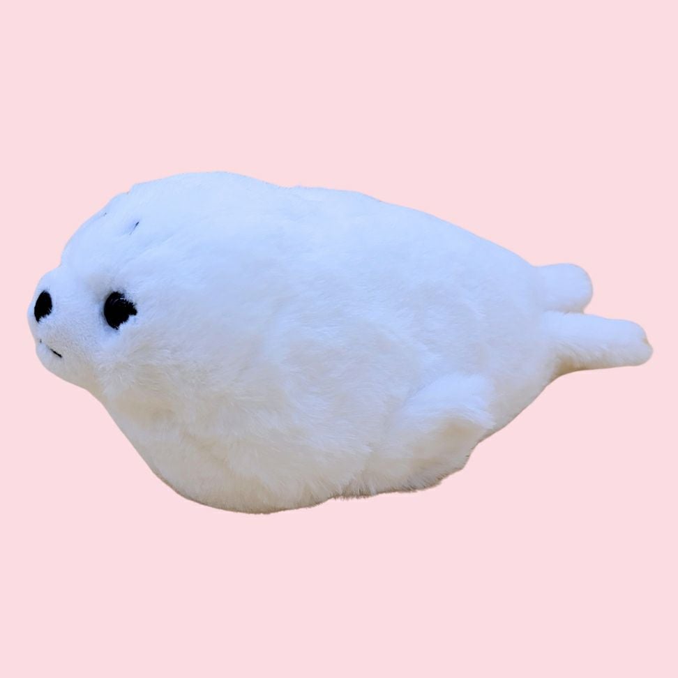 伊勢シーのぬいぐるみSサイズゴマフアザラシすーーー白2点セット